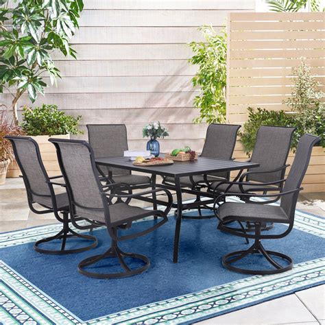 Patio Dining Sets With Swivel Chairs